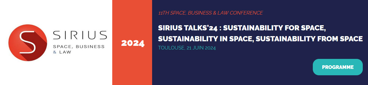chaire sirius space tals 24 space business law conference