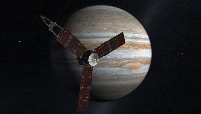 nasa's-juno-spacecraft-arrives-Jupiter July 4, 2016. (PRNewsFoto/NASA)