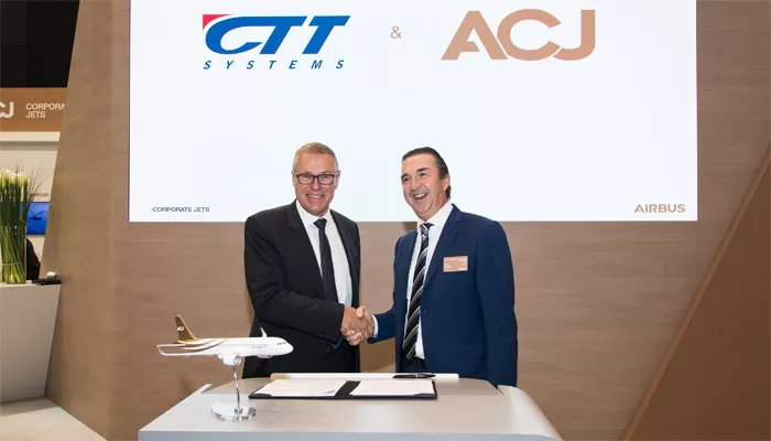 CTT Systems partners with Airbus Corporate Jets to optimize a humidification system for the ACJ320 Family
