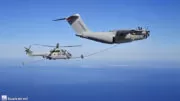 Airbus A400M performs first helicopter air-to-air dry contacts