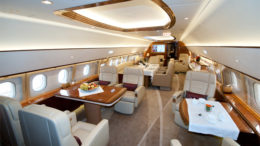 ACJ and ACH highlight corporate jets and helicopters at NBAA