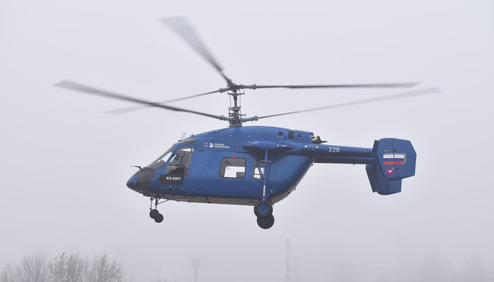 Ka-226T Climber will make its international debut at Dubai Airshow 2021