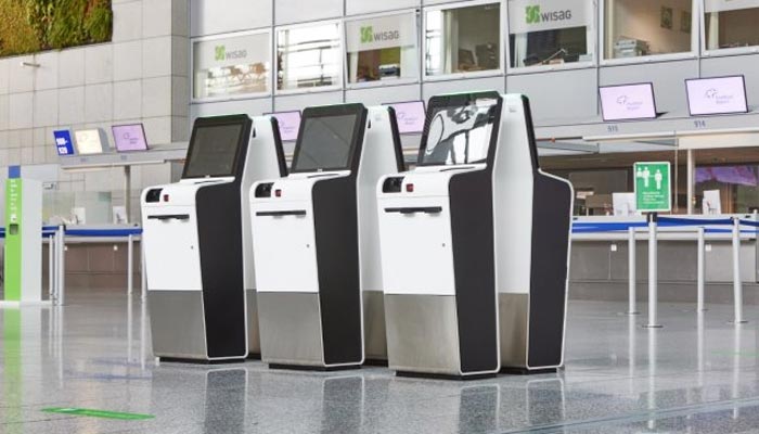 SITA biometric enabled kiosks and baggage messaging service transform frankfurt airport