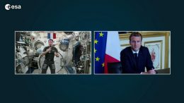 Space Station call with French President Emmanuel Macron