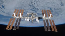 The International Space Station connected via the SpaceDataHighway