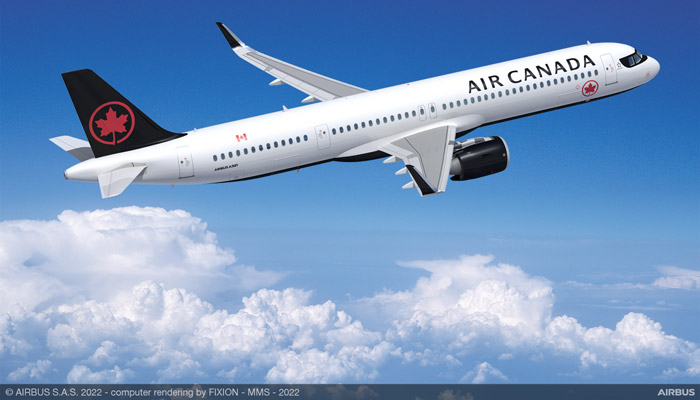 Air Canada orders six Airbus A321XLR to sustainably support network expansion from Canada