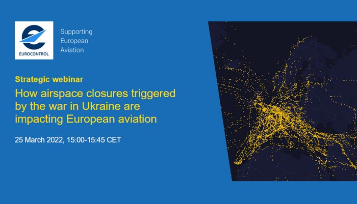 How airspace closures triggered by the Russian war against Ukraine are impacting European aviation