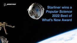 Starliner wins a 2022 Popular Science Best of What’s New Award