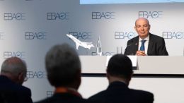 Dassault Aviation's EBACE 2023 press conference in Geneva