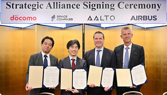 NTT DOCOMO and Space Compass partners with Airbus on HAPS, committing to a USD$100 million investment in AALTO