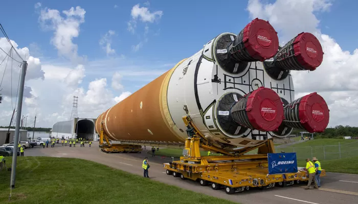 Boeing Delivers Rocket Stage to NASA, Will Launch First Humans Around the Moon Since Apollo