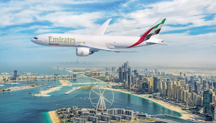 As the cargo division of the world's largest international airline, Emirates SkyCargo plans to operate 21 777 Freighters in the coming years ─ nearly doubling its current fleet of 11 freighters as the carrier continues to expand capacity. "We're investing in new freighter aircraft to meet surging demand and provide our customers around the world with even more flexibility, connectivity and options to leverage market opportunity," said HH Sheikh Ahmed bin Saeed Al Maktoum, Chairman and Chief Executive, Emirates Airline and Group. "Demand for Emirates' air cargo services has been booming. This reflects Dubai's growing prominence as a preferred and trusted global logistics hub, and also the success of Emirates SkyCargo's bespoke solutions that address the needs of shippers in different industry sectors." The 777 Freighter can fly farther (9,200 kilometers / 4,970 nautical miles) and carry more freight (102 tonnes) than any other twin-engine cargo jet today. This capability enables operators to fly more freight on more nonstop routes with better operating economics, connecting high-value cargo markets such as the Middle East with the U.S. and Europe. "Emirates continues to set the direction for our industry and we deeply appreciate the trust they have placed in the Boeing widebody family to serve as the backbone of their global fleet," said Stephanie Pope, president and CEO of Boeing Commercial Airplanes. "We are proud to support Emirates SkyCargo's growth as it relies on the performance and versatility of our 777 Freighter to further connect the world." Boeing's Commercial Market Outlook forecasts an additional 2,845 freighters will enter service over the next 20 years to support growing global trade and e-commerce demand. The 777 Freighter is Boeing's best-selling freighter of all time, with 275 delivered to date. As the market leader in freighter airplanes, Boeing provides more than 90% of the worldwide dedicated freighter capacity, including new production and converted airplanes. As a leading global aerospace company, Boeing develops, manufactures and services commercial airplanes, defense products and space systems for customers in more than 150 countries. As a top U.S. exporter, the company leverages the talents of a global supplier base to advance economic opportunity, sustainability and community impact. Boeing's diverse team is committed to innovating for the future, leading with sustainability, and cultivating a culture based on the company's core values of safety, quality and integrity. Boeing's relationship with the Middle East extends back to 1945. Since then, Boeing has established a number of offices across the region including in Riyadh, Dubai, Abu Dhabi, Doha and Kuwait. Join our team and find your purpose at boeing.com/careers.