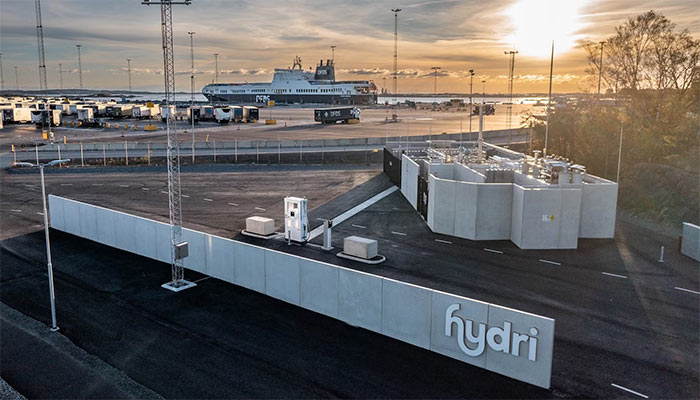 Hydrogen refueling station for heavy traffic opened at the Port of Gothenburg