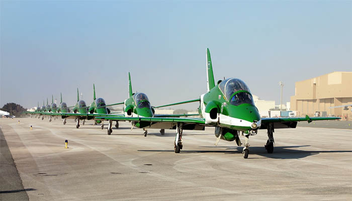 Saudi Hawks & Pakistan Air Force arrive in Bahrain ahead of Bahrain International Airshow