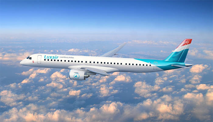 Luxair Orders More Embraer E195-E2s