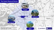 SkyDrive and Osaka Metro Unveil Plans for a Future eVTOL Network in Osaka Introducing Plans for the "Osaka Diamond Routes"