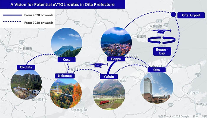 SkyDrive and JR Kyushu Enter into Partnership with Oita Prefectural Government