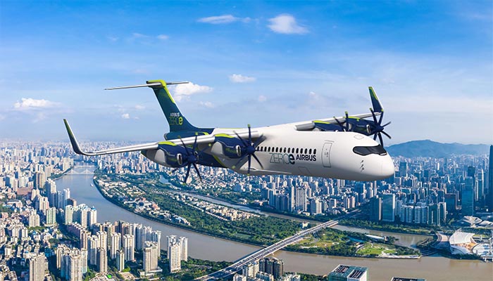 Airbus showcases hydrogen aircraft