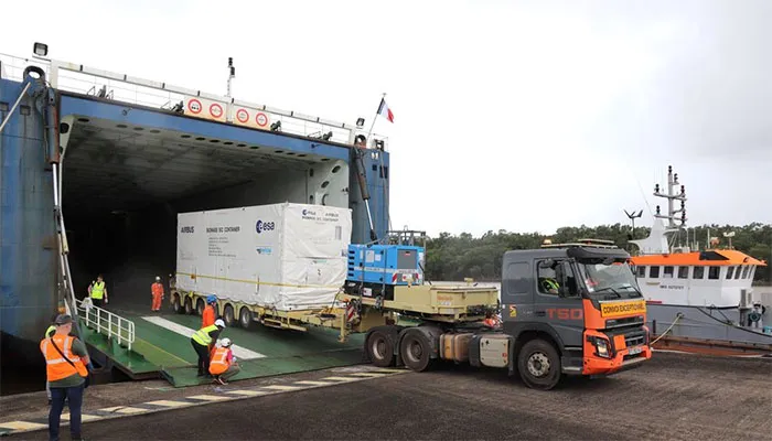 ESA’s pioneering Biomass satellite arrives at launch site