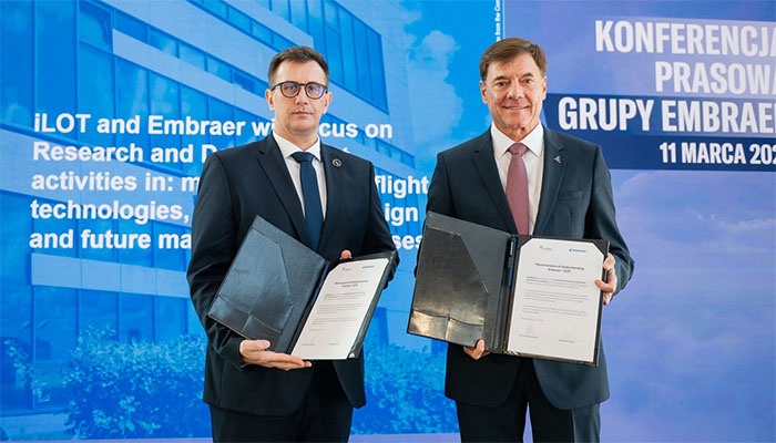 Embraer and Łukasiewicz – Institute of Aviation to Collaborate on Future Flight Technology