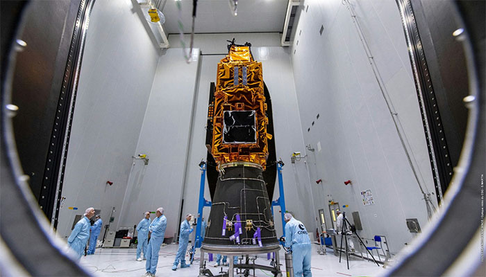 Airbus built forest monitoring satellite