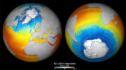 Sea surface warming faster