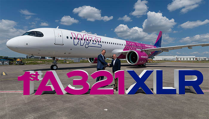 Airbus delivers first Pratt & Whitney powered A321XLR to Wizz Air