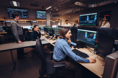 Team members in Boeing's Misson Control Center in El Segundo, Calif. monitored the launch to ensure mission success. (Boeing Photo by Zeyad Maasarani)