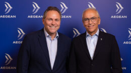 Chairman AEGEAN Mr. Eftychios Vassilakis, CEO AEGEAN Mr. Dimitris Gerogiannis