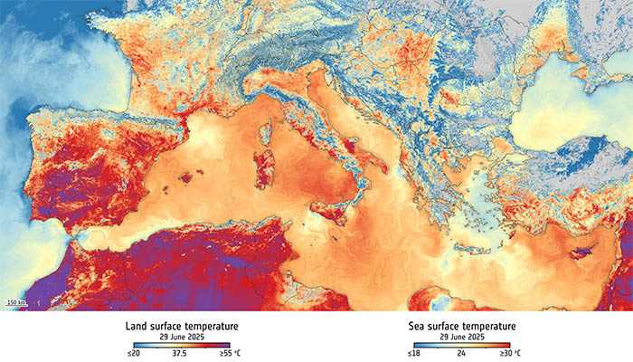 Southern Europe's land