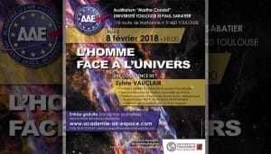 Conférence "L'homme face à l'Univers" par Sylvie Vauclair Auditorium "Marthe Condat" de l'Université Toulouse