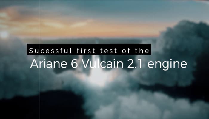 premier test réussi pour le moteur vulcain d’ariane 6