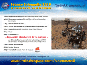 Séance Solennelle de l’Académie de l’Air et de l’Espace 2018 @ Salle des illustres - Hôtel de ville | Toulouse | Occitanie | France