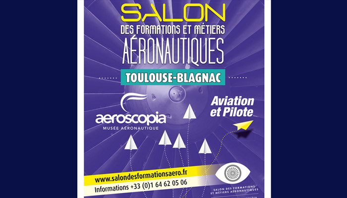 Salon des Formations et Métiers Aéronautiques a l'aeroscopia toulouse blagnac