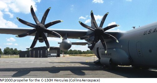 NP2000 propeller for the C-130H Hercules (Collins Aerospace)