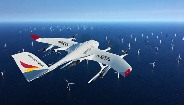 German Airways et Wingcopter conviennent d'une coopération et encouragent l'utilisation de drones pour les livraisons offshore