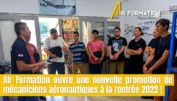 Air Formation ouvre une nouvelle promotion de mécaniciens aéronautiques à la rentrée 2022 !