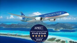 Air Tahiti Nui remporte 5 étoiles au classement APEX pour la 5ème année consécutive