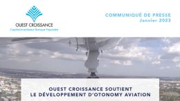 Ouest Croissance soutient le développement d'Otonomy Aviation