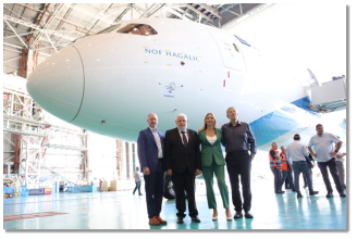 EL AL reçoit son quatrième 787-8 Dreamliner et inaugure son premier vol en SAF