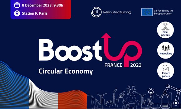 L'EIT Manufacturing célèbre BoostUp! FRANCE 2023 à Station F le 8 décembre