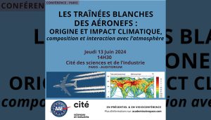 Les traînées blanches des aéronefs : origine et impact climatique le 13/06/2024 à partir de 14h30 - Cité des sciences, Paris @ Cité des sciences et de l'industrie