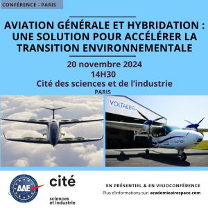 Aviation générale et hybridation : une solution pour accélérer la transition environnementale @ Cité des et de l'industrie