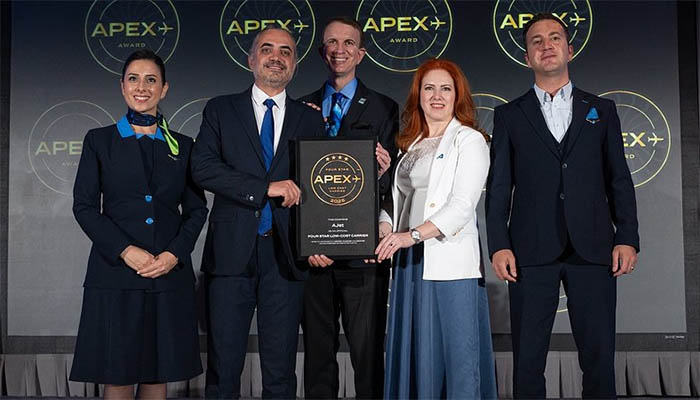 AJet remporte le premier prix international de l'APEX