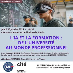 L’IA et la formation : de l’université au monde professionnel @ Cité des sciences et de l'industrie