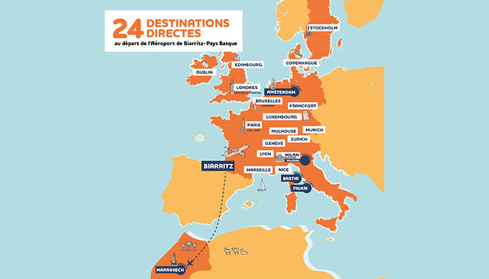 Nouvelle destination au départ de Biarritz