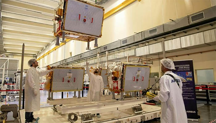 La constellation de satellites optiques