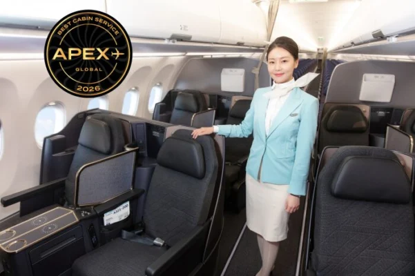 Korean remporte prix meilleur service bord